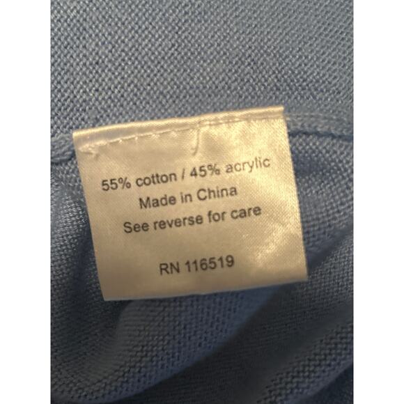 GUC Lavane New York Men's Light Blue Cardigan Sweater Size XXL - Picture 5 of 7